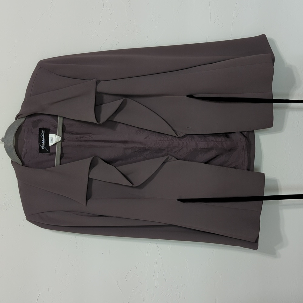 Vintage Sunny Choi Muted Mauve Dusty Lavender Blazer Size 10